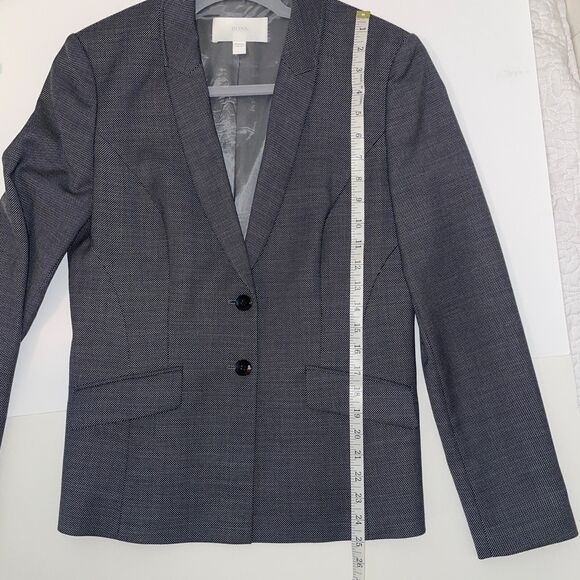 Hugo Boss Jewona Suit Charcoal Grey Women's Wool Blend Set Blazer 8 Pants 10 EUC - Picture 10 of 16